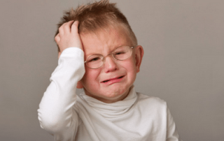 Upset Kid - online banking is still down