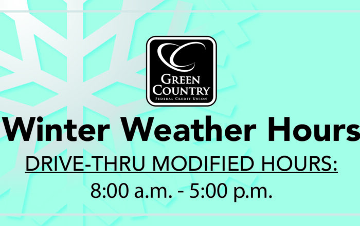 Drive thru Green Country Federal Credit Union