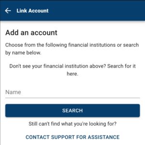 Link Account Money Manager - Link your accounts from other institutions to get the whole picture of your financial standing