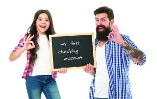 Teach Kids Good Money Habits with their first checking account