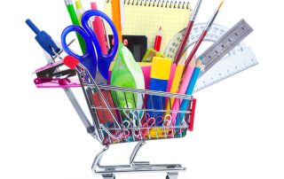 Back-to-school supplies and shopping