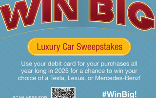 Win Big with TransFund's 50th Anniversary Sweepstakes. Just use your debit card or any TransFund ATM for entry.
